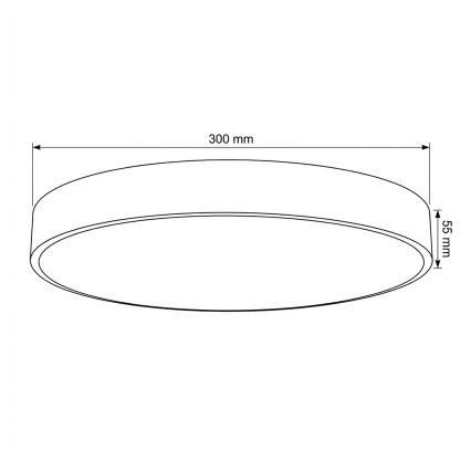 Brilagi - plafoniera a LED POOL LED/36W/230V 3000/4000/6000K Ø 30 cm beige