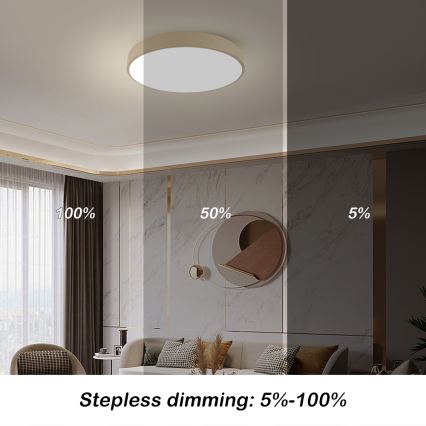Brilagi - Plafoniera LED POOL LED/60W/230V 3000/4000/6000K Ø 60 cm beige