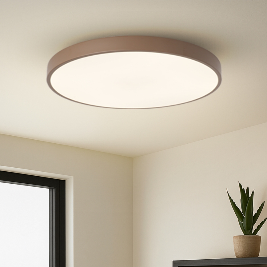 Brilagi - Plafoniera LED POOL 100W/230V 3000/4000/6000K Ø 80 cm marrone