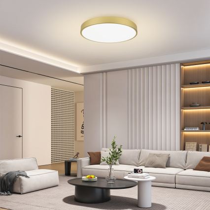 Brilagi - Plafoniera a LED POOL LED/100W/230V 3000/4000/6000K Ø 80 cm dorata