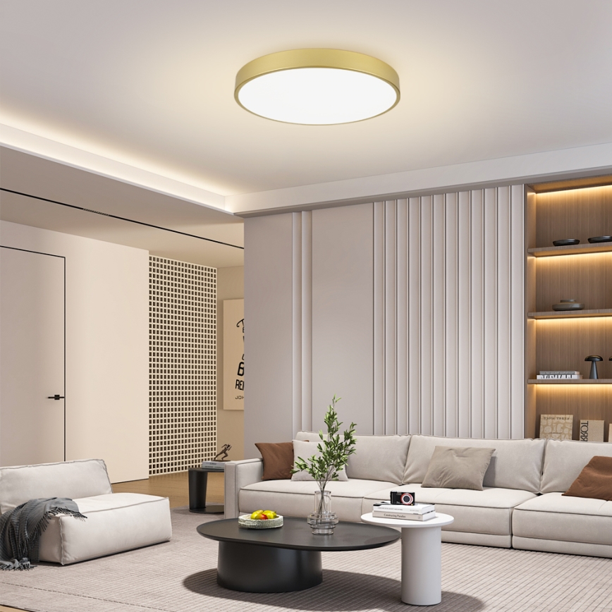 Brilagi - Plafoniera a LED POOL LED/100W/230V 3000/4000/6000K Ø 80 cm dorata