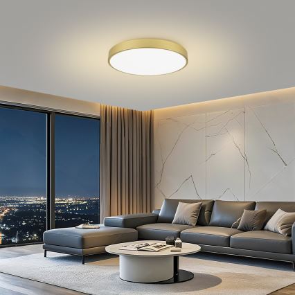 Brilagi - Plafoniera a LED POOL LED/100W/230V 3000/4000/6000K Ø 80 cm dorata