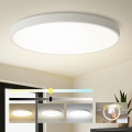 Brilagi - Plafoniera LED POOL LED/180W/230V 3000/4000/6000K diam. 120 cm bianco