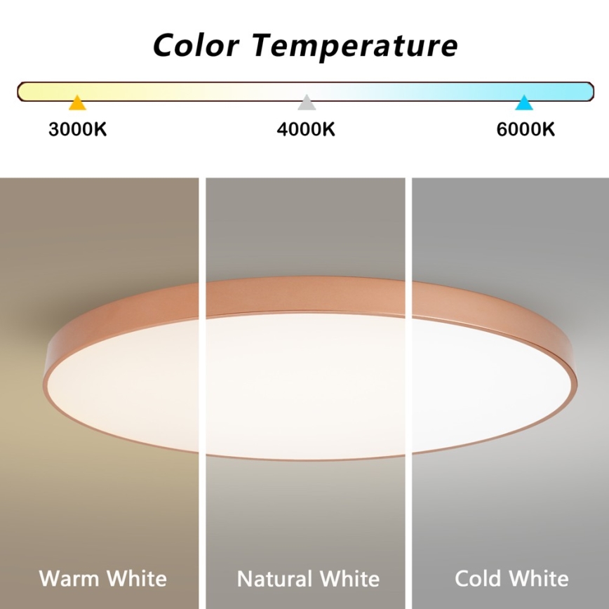 BRILAGI - Plafoniera POOL LED/180W/230V 3000/4000/6000K Ø 120 cm ramata