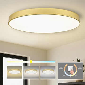 Brilagi - Plafoniera LED POOL LED/180W/230V 3000/4000/6000K Ø 120 cm dorata