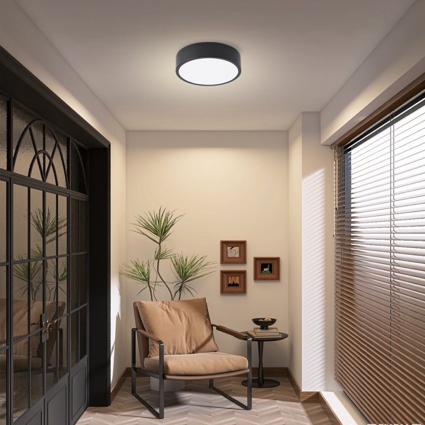 Brilagi - plafoniera LED POOL LED/18W/230V 3000/4000/6000K pr. 20 cm nera
