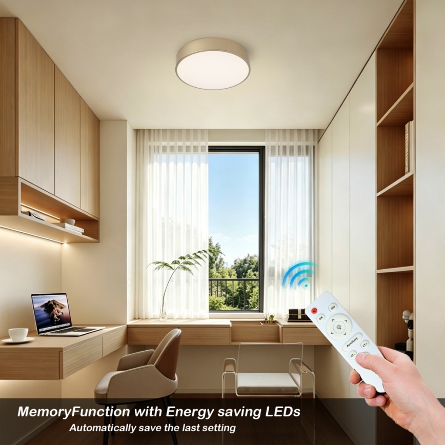 Brilagi - Plafoniera LED POOL LED/24W/230V 3000/4000/6000K Ø 20 cm oro