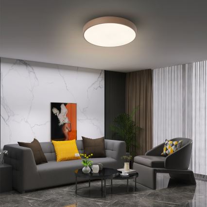 Brilagi - Plafoniera LED POOL LED/36W/230V, 3000/4000/6000K, Ø 30 cm, marrone