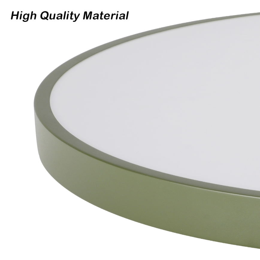 Brilagi - Plafoniera LED da soffitto POOL LED, 36 W, 230 V, 3000/4000/6000 K, Ø 30 cm, verde