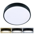 Brilagi - Plafoniera LED POOL LED/36W/230V 3000/4000/6000K Ø 30 cm nera