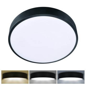 Brilagi - Plafoniera LED POOL LED/36W/230V 3000/4000/6000K Ø 30 cm nera