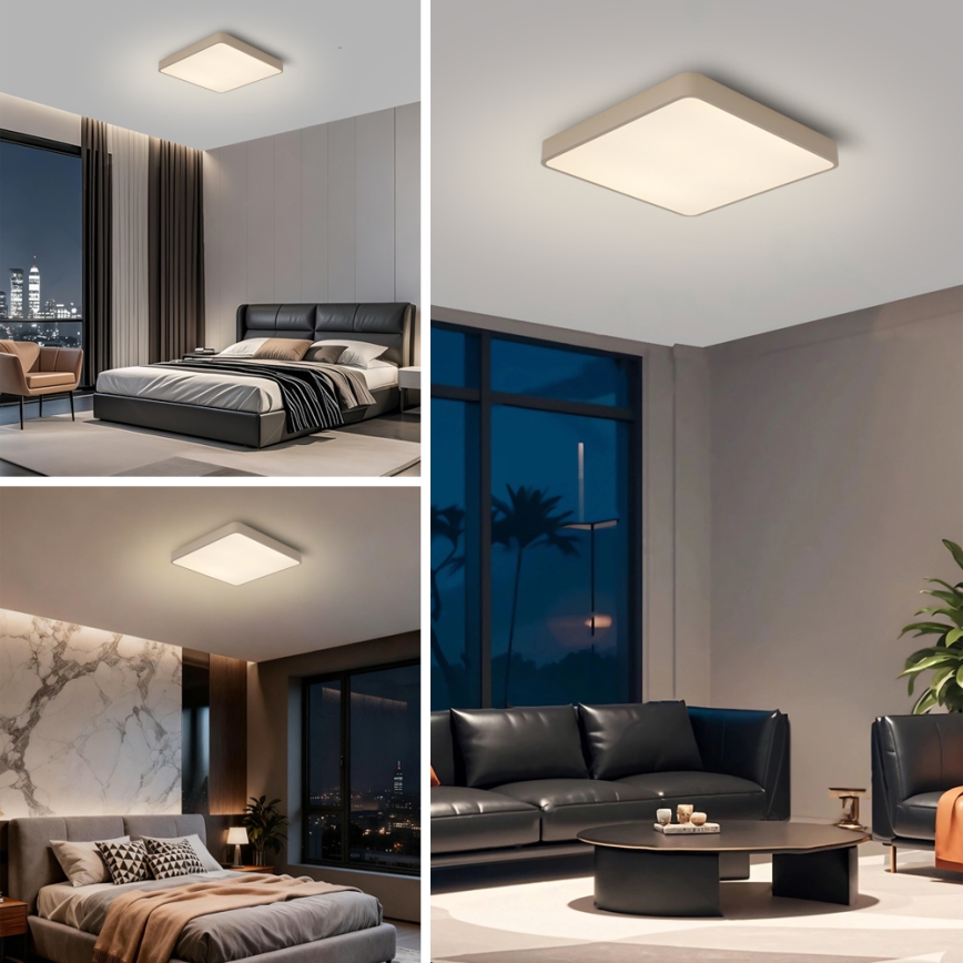 Brilagi - Plafoniera LED POOL LED/36W/230V 3000/4500/6000K 40x40 cm beige