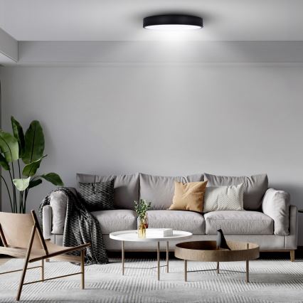 Brilagi - Plafoniera LED POOL LED/36W/230V 3000/4500/6000K diam. 30 cm nera