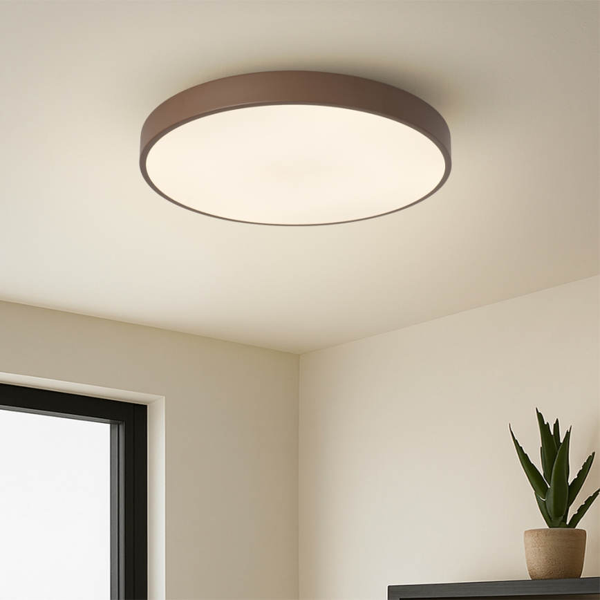 Brilagi - Lampada da soffitto a LED POOL LED/48W/230V 3000/4000/6000K Ø 40 cm marrone