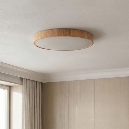 Brilagi - plafoniera LED POOL LED/48W/230V 3000/4000/6000K Ø 40 cm finitura effetto legno
