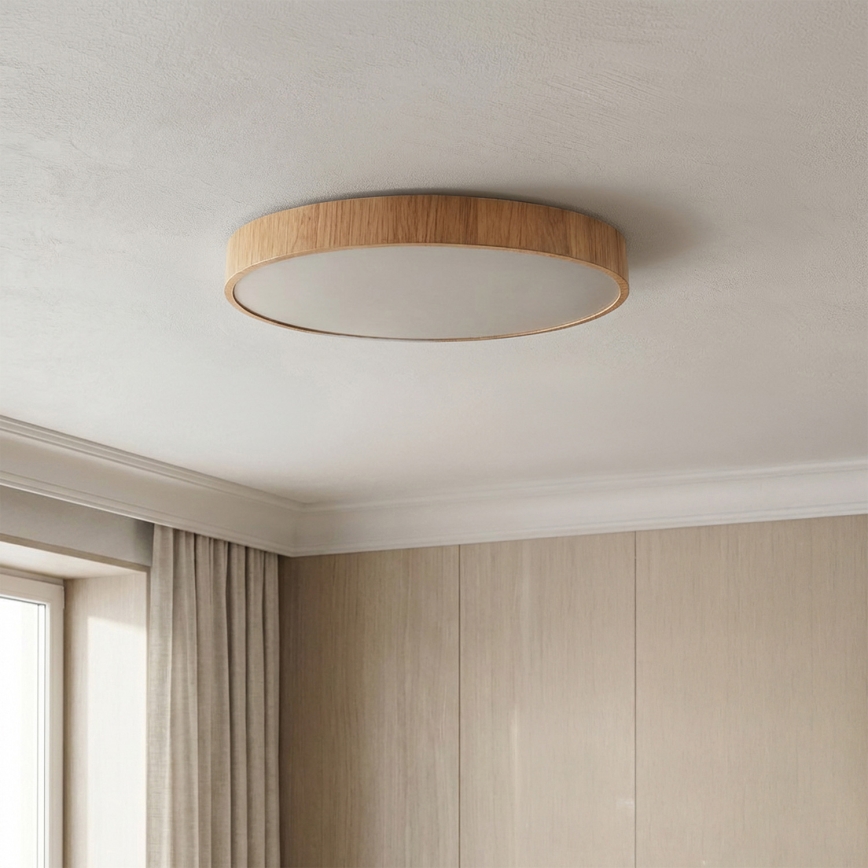 Brilagi - plafoniera LED POOL LED/48W/230V 3000/4000/6000K Ø 40 cm finitura effetto legno