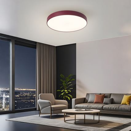 Brilagi - Plafoniera LED POOL LED/60W/230V 3000/4000/6000K Ø 50 cm bordeaux