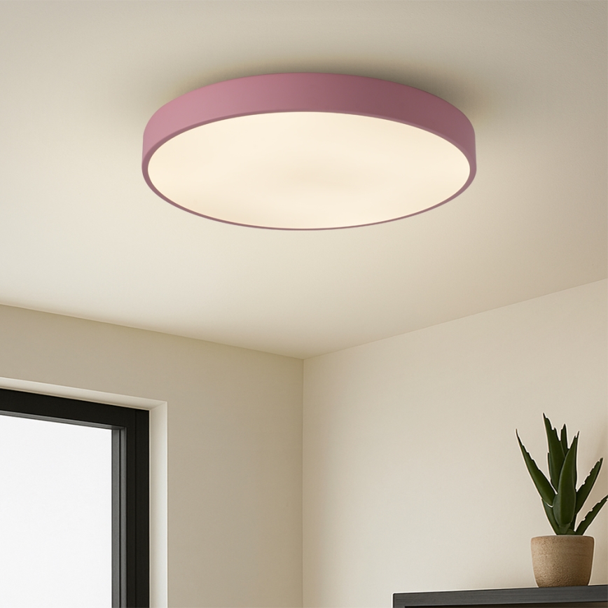 Brilagi - Plafoniera a LED POOL LED/60W/230V 3000/4000/6000K Ø 50 cm rosa