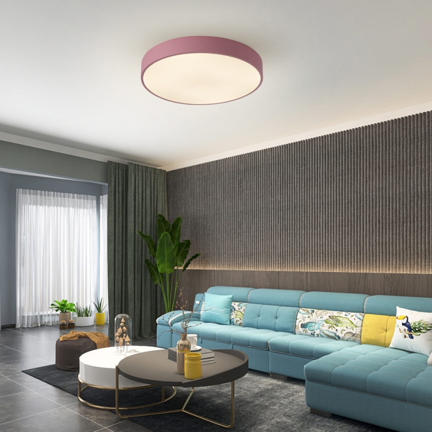 Brilagi - Plafoniera a LED POOL LED/60W/230V 3000/4000/6000K Ø 50 cm rosa