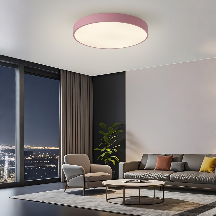 Brilagi - Plafoniera LED POOL LED/60W/230V 3000/4000/6000K Ø 60 cm rosa