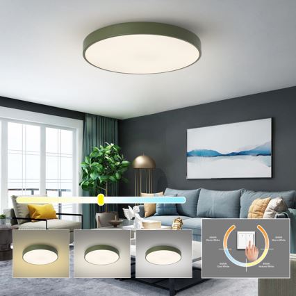 Brilagi - Plafoniera LED POOL LED/60W/230V 3000/4000/6000K diam. 60 cm verde