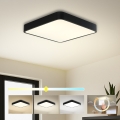 Brilagi - Plafoniera LED POOL SQUARE LED/36W/230V 3000/4000/6000K 40x40 cm nera