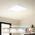 Brilagi - Plafoniera LED POOL SQUARE LED/36W/230V 3000/4500/6000K 40x40 cm bianca