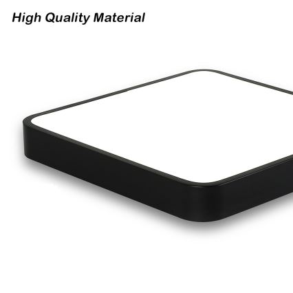 Brilagi - Plafoniera LED POOL SQUARE LED/36W/230V 3000/4500/6000K 40x40 cm nera