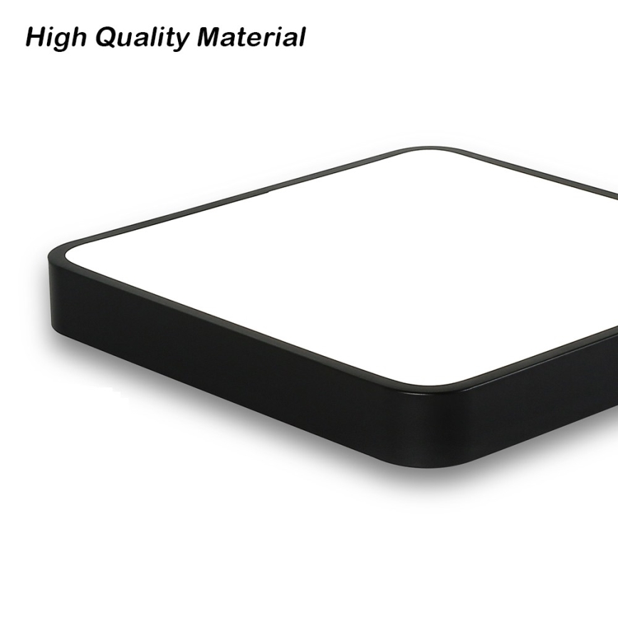 Brilagi - Plafoniera LED POOL SQUARE LED/36W/230V 3000/4500/6000K 40x40 cm nera