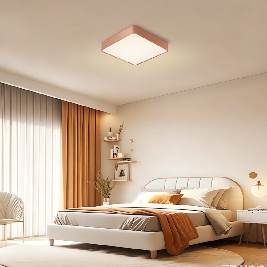 Brilagi - Plafoniera LED POOL SQUARE/48W/230V 3000/4000/6000K 50x50 cm bronzo