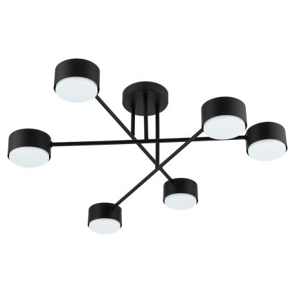 Brilagi - Plafoniera dimmerabile LED RGB+CCT MONO 6xGX53/14W/230V 2700-6500K Wi-Fi Tuya nero