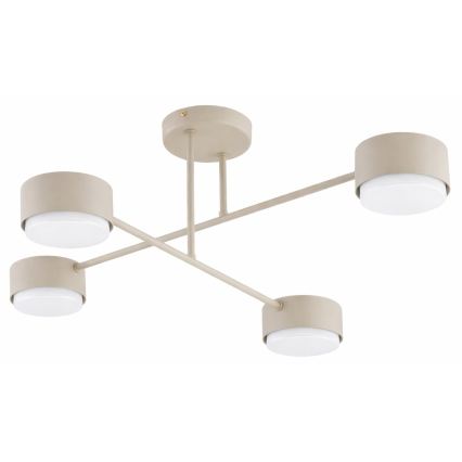 Brilagi - Plafoniera LED RGB+CCT dimmerabile a montaggio superficiale MONO 4xGX53/14W/230V 2700-6500K Wi-Fi Tuya nero