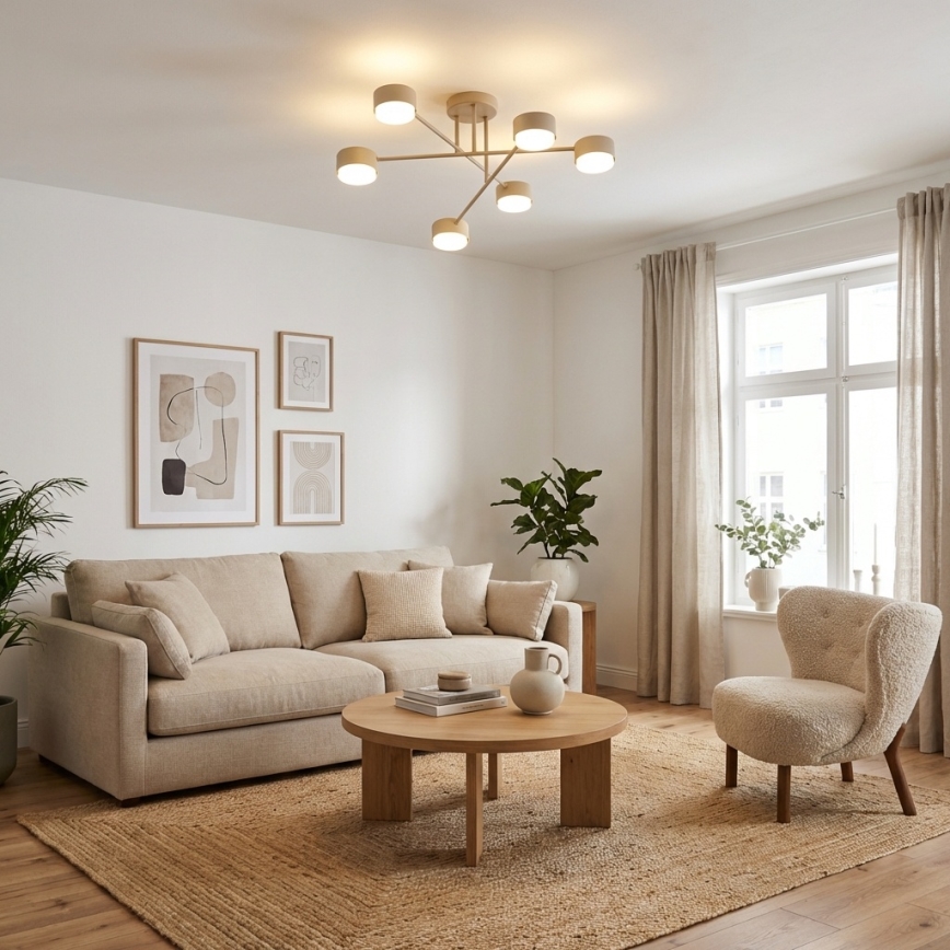 Brilagi - LED RGB+CCT dimmerabile lampadario a soffitto MONO 6xGX53/14W/230V 2700-6500K Wi-Fi Tuya nero