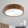 Brilagi - Plafoniera LED RGBW dimmerabile CARVALHO 2xE27/9W/230V 2700-6500K Wi-Fi rovere Ø 37,5 cm