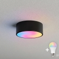 BRILAGI - Plafoniera LED RGBW dimmerabile CLARE 1xE27/12W/230V 2700-6500K Ø 20 cm nero