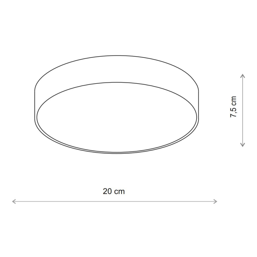 Brilagi - Plafoniera LED RGBW dimmerabile CLARE 1xE27/9W/230V 2700-6500K Ø 20 cm Wi-Fi beige