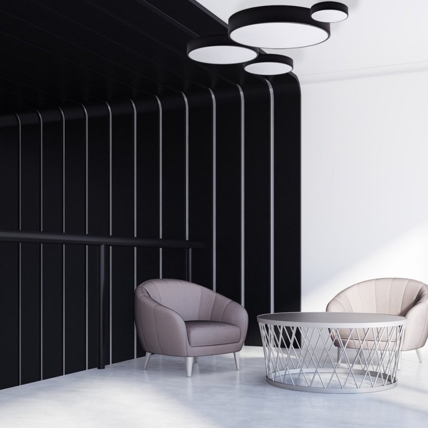 Brilagi - Plafoniera LED RGBW dimmerabile CLARE 1xE27/9W/230V 2700-6500K Ø 20 cm Wi-Fi nero