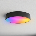 Brilagi - Plafoniera LED RGBW dimmerabile per bagno CLARE 3xE27/9W/230V 2700-6500K Ø 40 cm IP54 Wi‑Fi nero