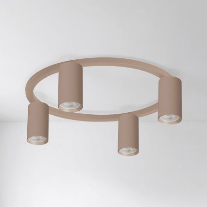 Brilagi - Plafoniera LED RGBW dimmerabile SELE 4xGU10/6,5W/230V 2700-6500K beige