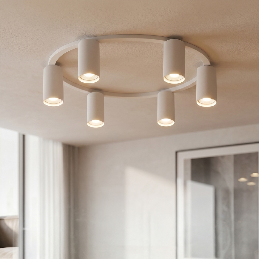 Brilagi - Plafoniera LED RGBW dimmerabile SELE 6xGU10/6,5W/230V 2700-6500K bianco + telecomando
