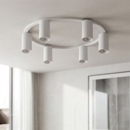 Brilagi - Plafoniera LED RGBW dimmerabile SELE 6xGU10/6,5W/230V 2700-6500K bianco + telecomando