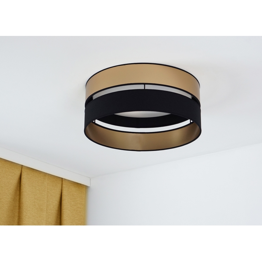 Brilagi - Plafoniera LED ROYAL LED/24W/230V diametro 45 cm nero/oro