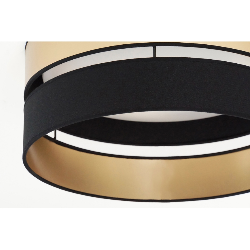 Brilagi - Plafoniera LED ROYAL LED/24W/230V diametro 45 cm nero/oro