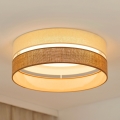 Brilagi - Plafoniera LED ROYAL YUTE LED/24W/230V diametro 45 cm beige/color crema