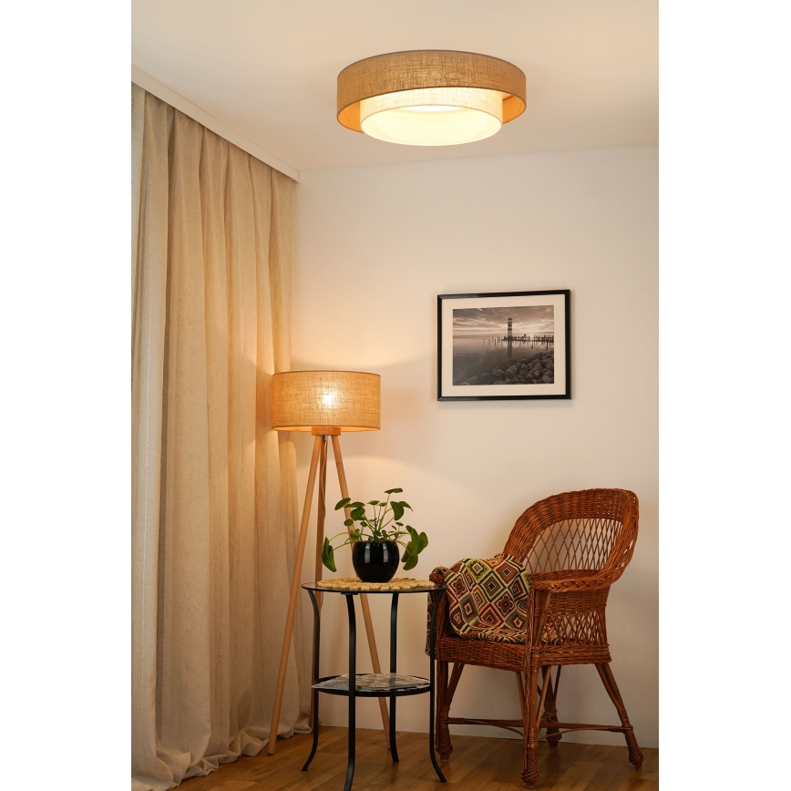 Brilagi - Plafoniera LED SHINE LED/24W/230V diametro 60 cm beige/color crema
