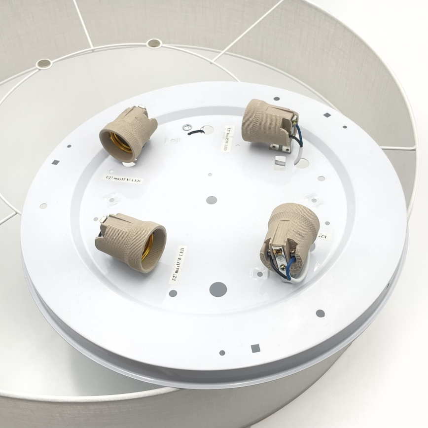 Brilagi - Plafoniera LED SIRIJA 4xE27/60W/230V Ø 60 cm bianco