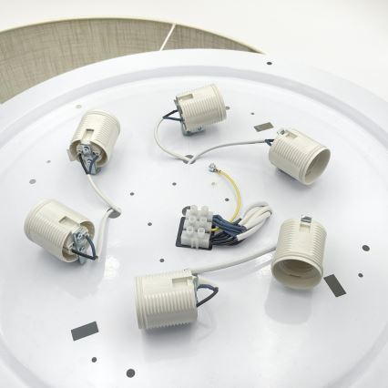 Brilagi - Plafoniera LED SIRIJA 6xE27/15W/230V Ø 80 cm bianca