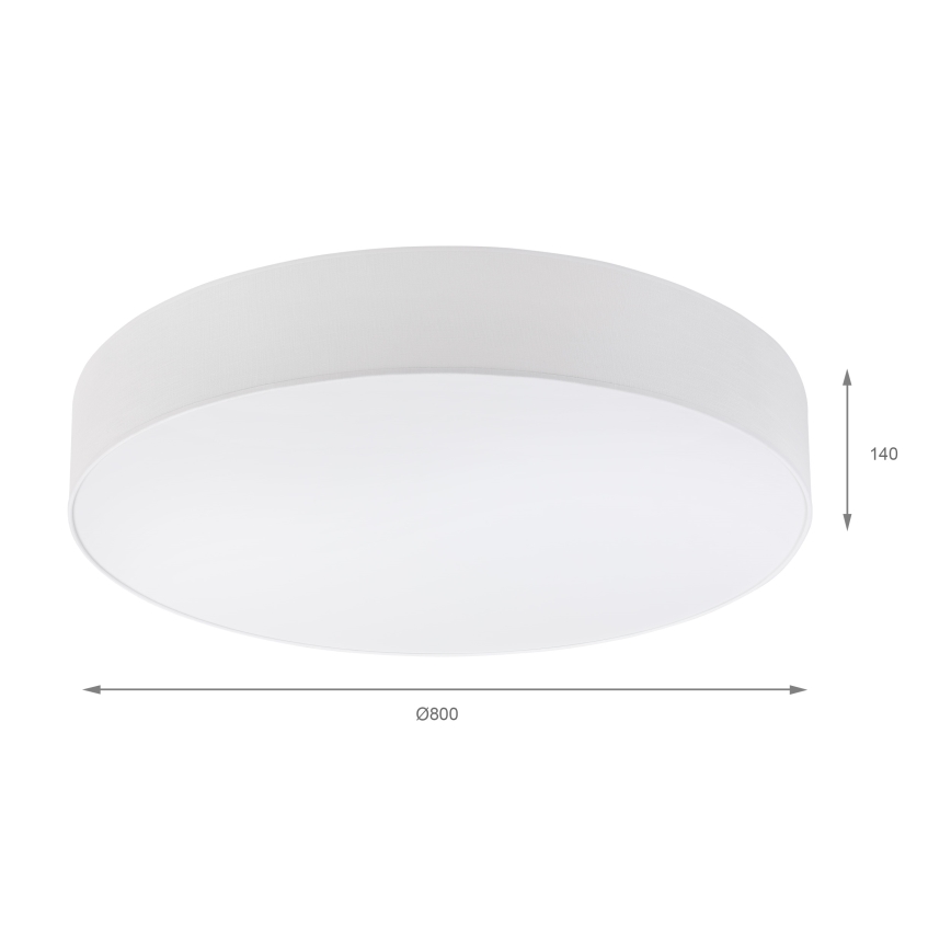 Brilagi - Plafoniera LED SIRIJA 6xE27/15W/230V Ø 80 cm bianca