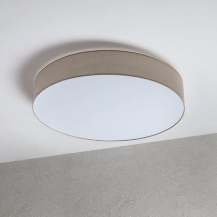 Brilagi - Plafoniera LED SIRIJA 6xE27/60W/230V diam. 80 cm beige