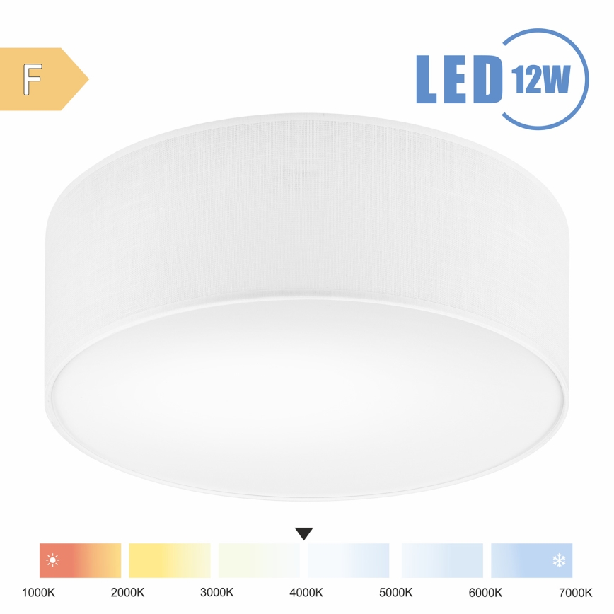 Brilagi - Plafoniera LED SIRIJA LED/12W/230V diametro 35 cm bianco
